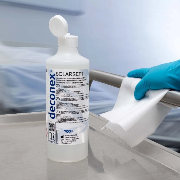 Surface disinfection in the hospital with deconex® SOLARSEPT